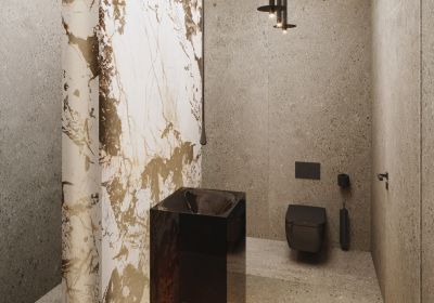 Penthouse - łazienka brown