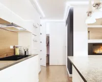 apartament z biokominkiem  