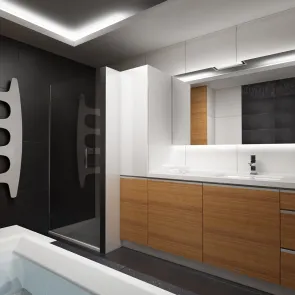 aprtament dwupoziomowy czarno bialy   dd   salon kapielowy c01