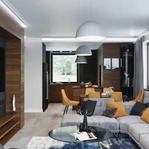 dom w stylu nowoczesnym  