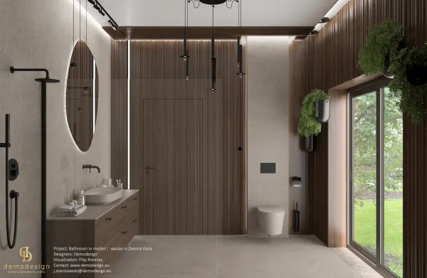 dom w przebisniegach salon kapielowy wersja ii