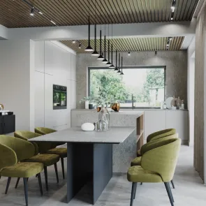 dom w stylu nowoczesnym zabor  