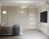 sypialnia i gabinet z sypialna na poddaszu  